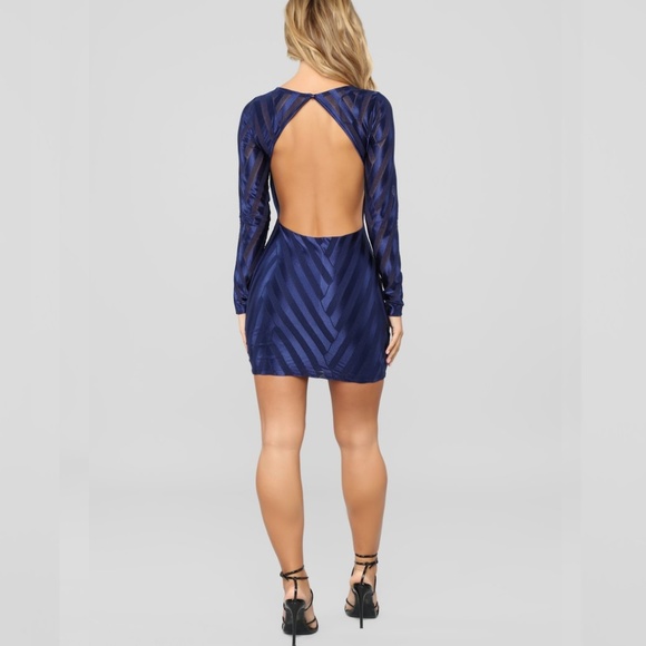 Navy Dress - Picture 3 of 7